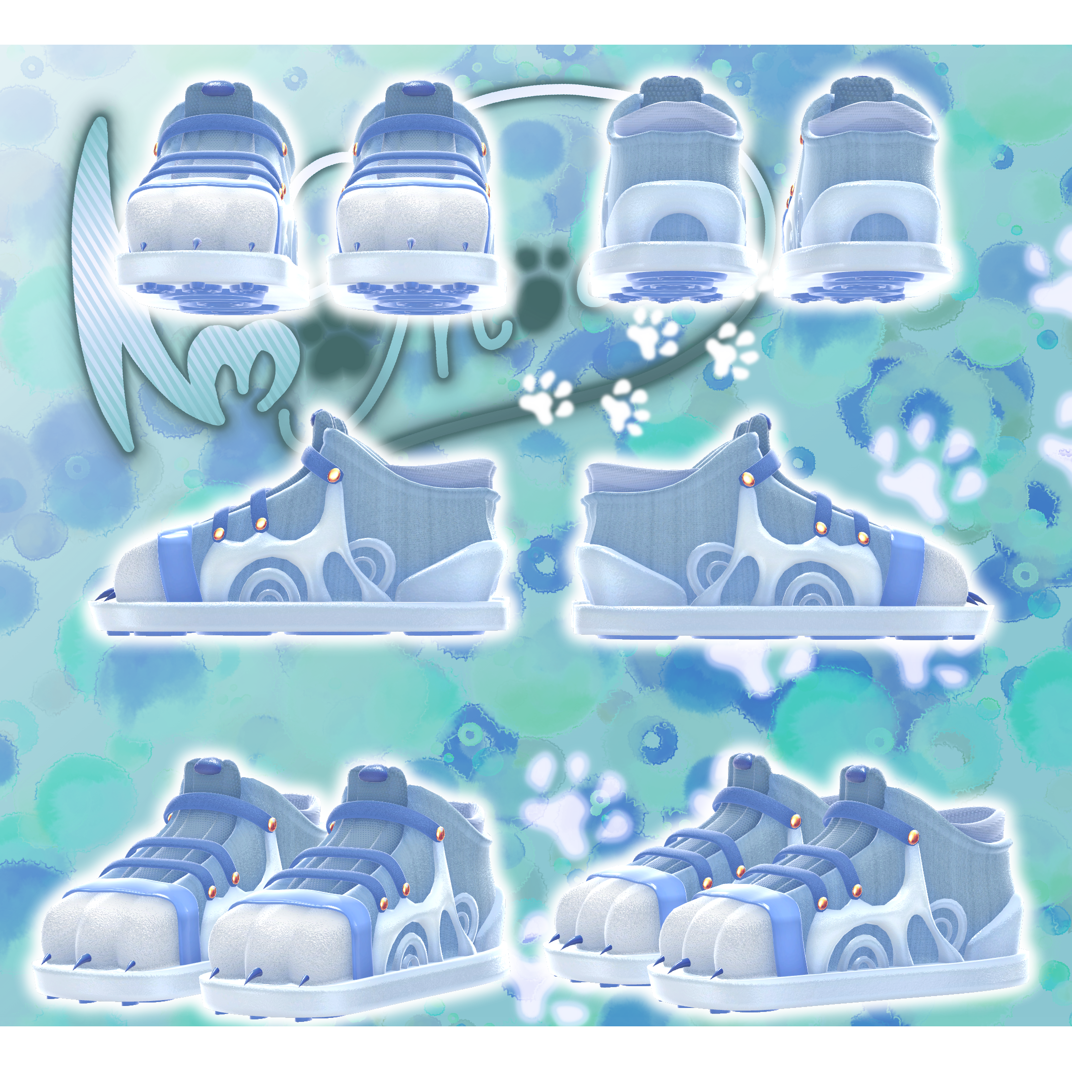 KemoShoes【12アバター対応】セミ対応