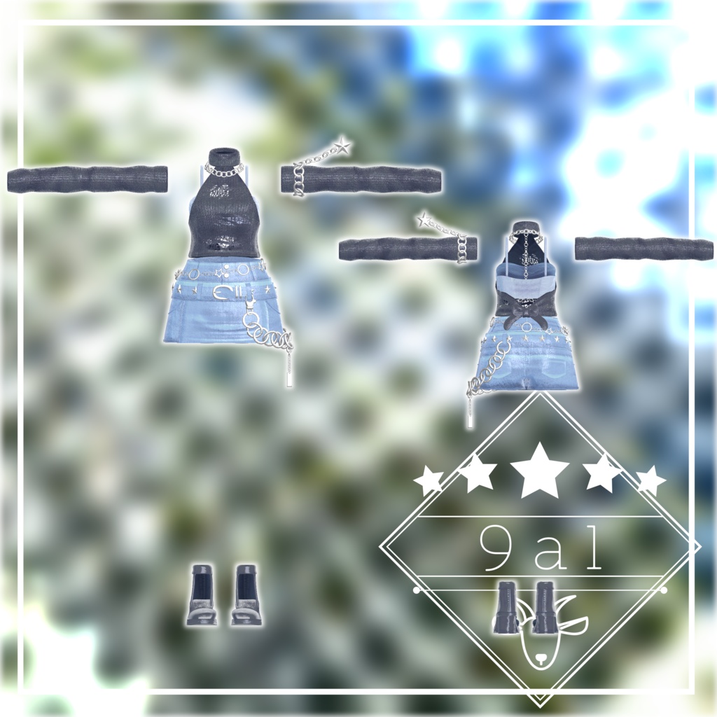 CuteSummerKnit【複数アバター対応】