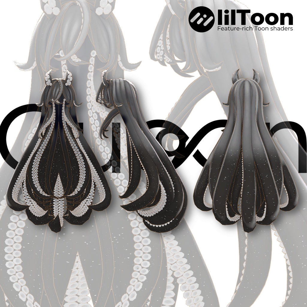 🐙TentacleHair_Remake🐙【12アバター対応】