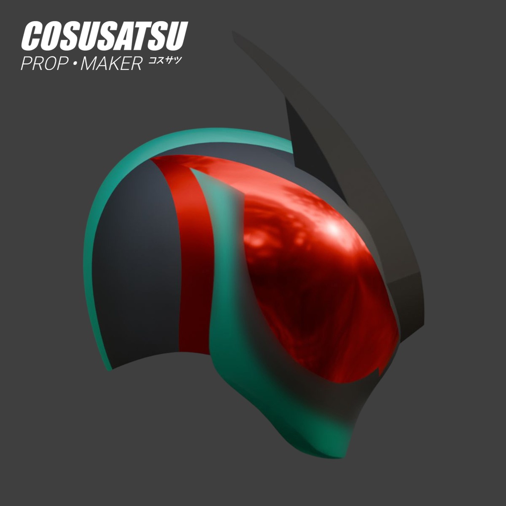 DIY 仮面ライダーゼッツ フィジカムインパクト ヘルメット コスプレ EVA フォーム テンプレート