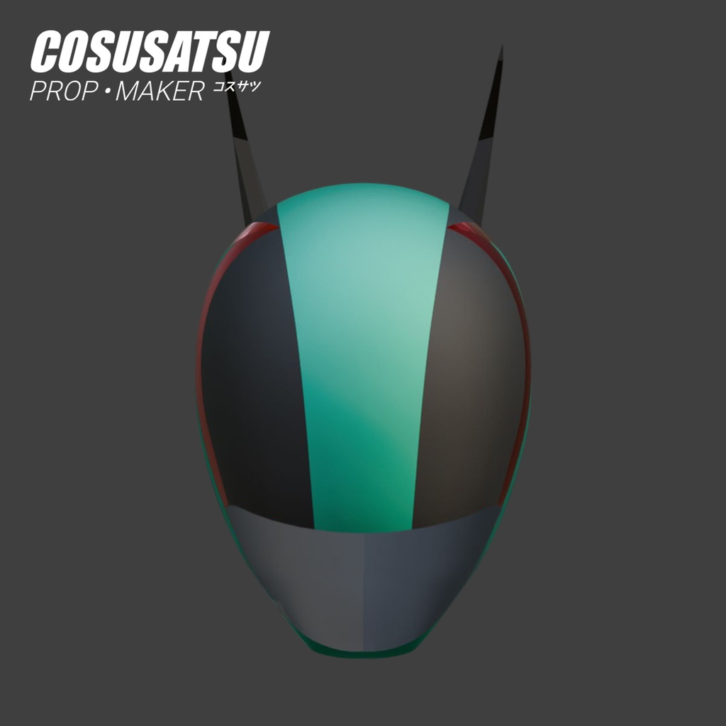DIY 仮面ライダーゼッツ フィジカムインパクト ヘルメット コスプレ EVA フォーム テンプレート