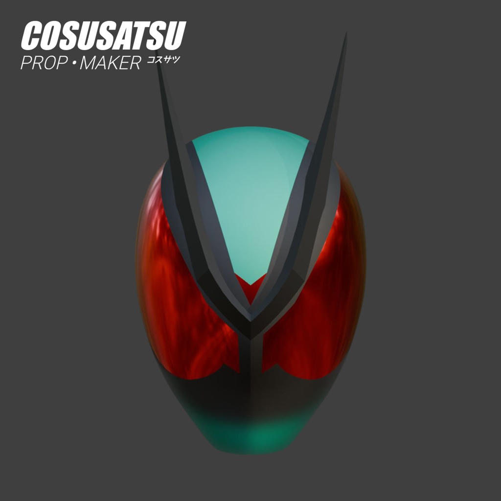 DIY 仮面ライダーゼッツ フィジカムインパクト ヘルメット コスプレ EVA フォーム テンプレート