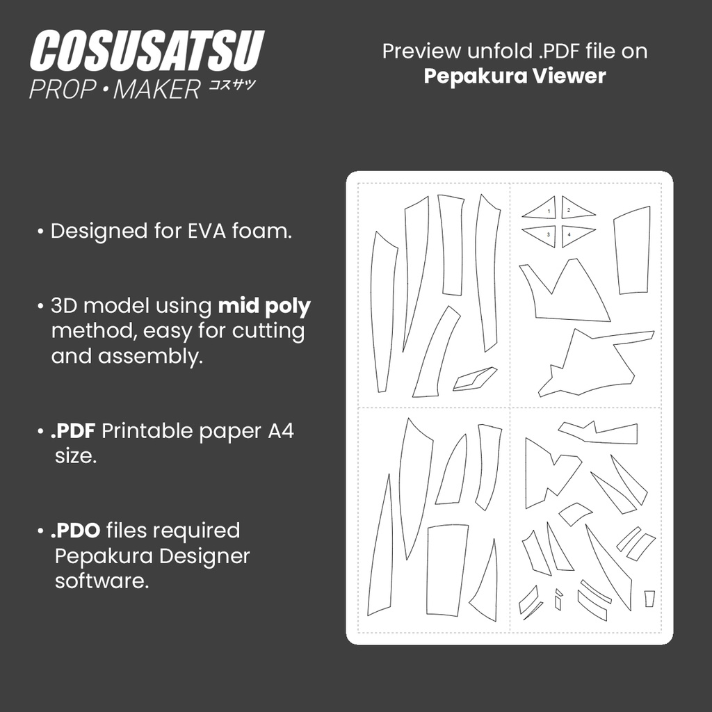 DIY ナンバーワン戦隊ゴジュウジャー ゴジュウレオン ヘルメット コスプレ EVA フォーム テンプレート