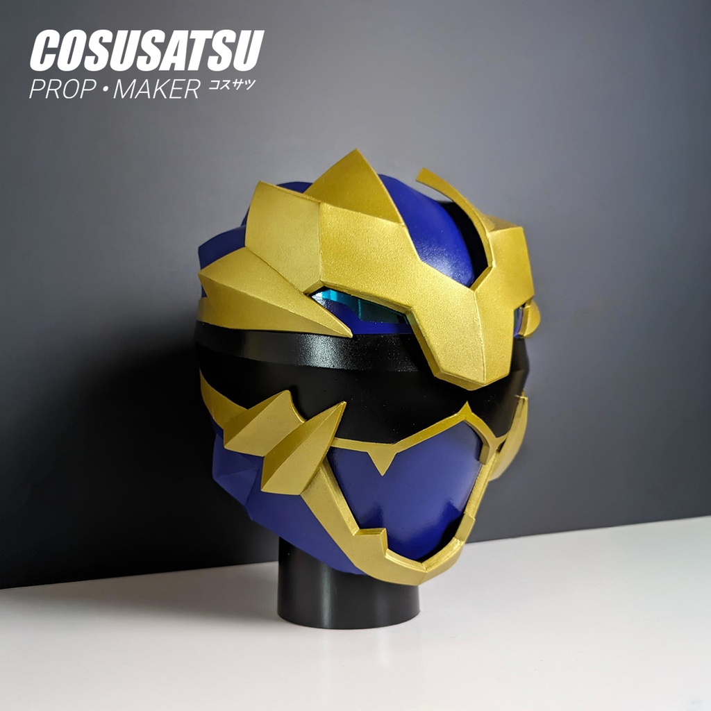 DIY ナンバーワン戦隊ゴジュウジャー ゴジュウレオン ヘルメット コスプレ EVA フォーム テンプレート