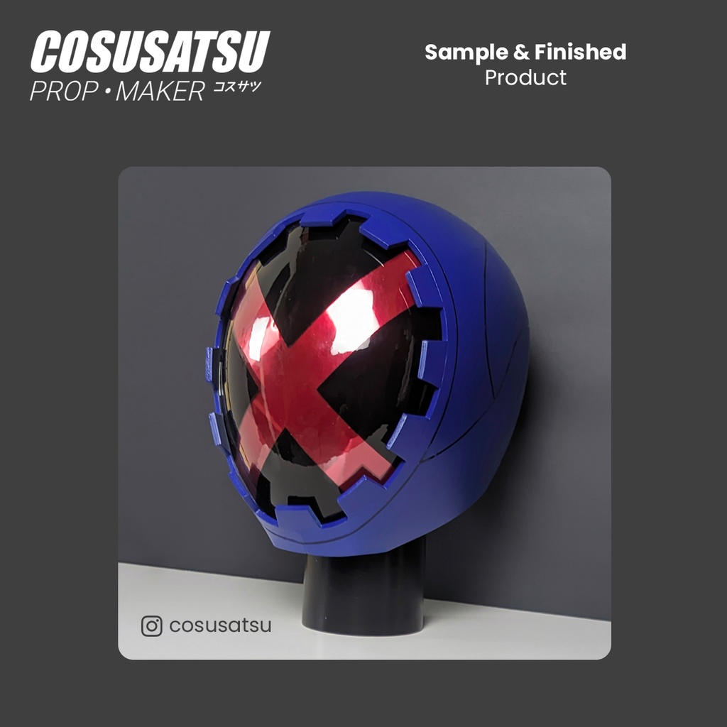 DIY ベイブレードエックス 仮面 エックス ヘルメット コスプレ EVA フォーム テンプレート