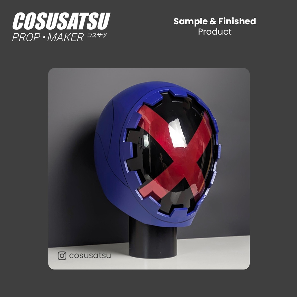 DIY ベイブレードエックス 仮面 エックス ヘルメット コスプレ EVA フォーム テンプレート