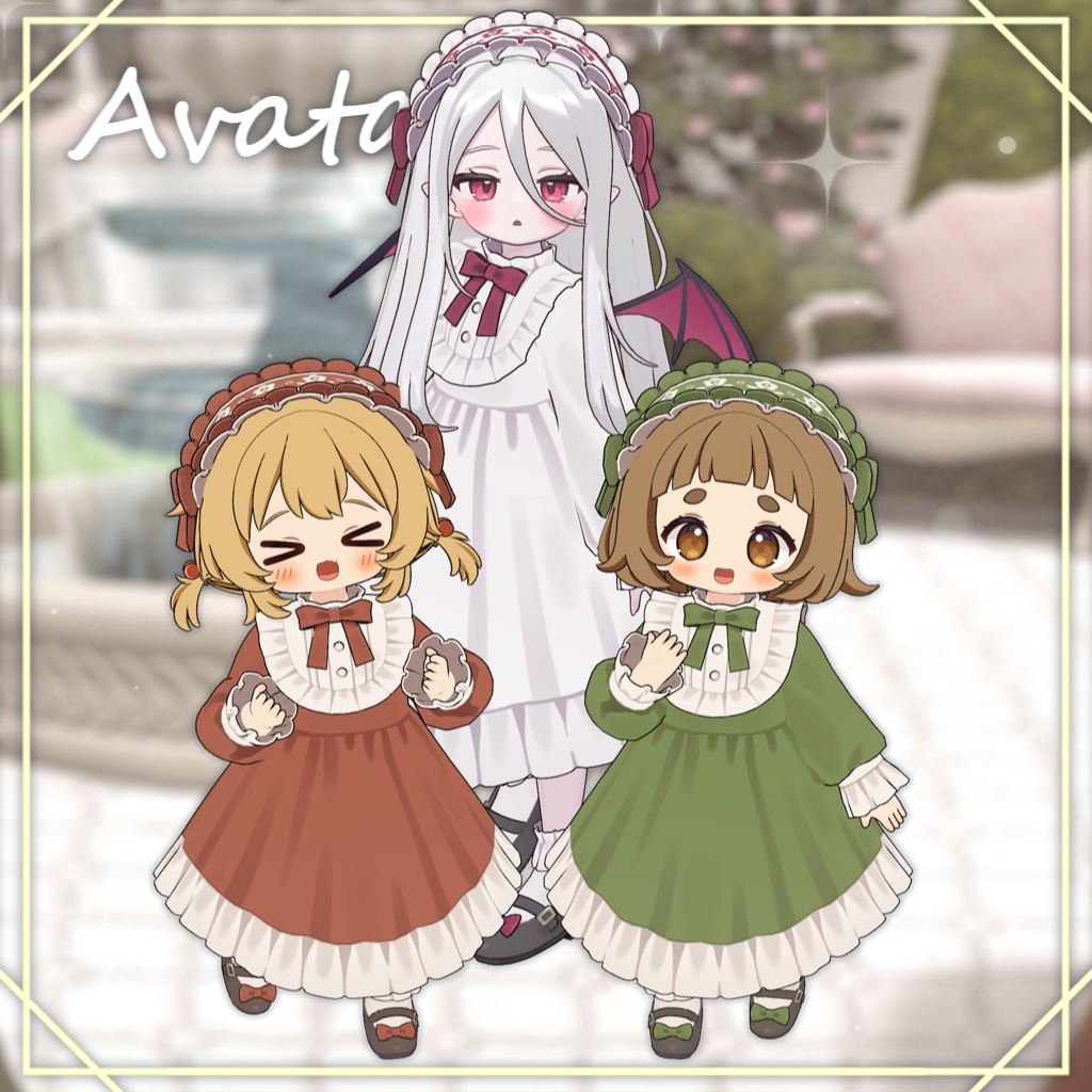 【移動モーション付き】入魂クラシカルロリータ【11アバター対応】