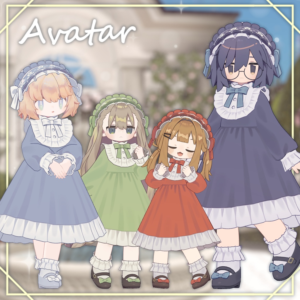 【移動モーション付き】入魂クラシカルロリータ【11アバター対応】