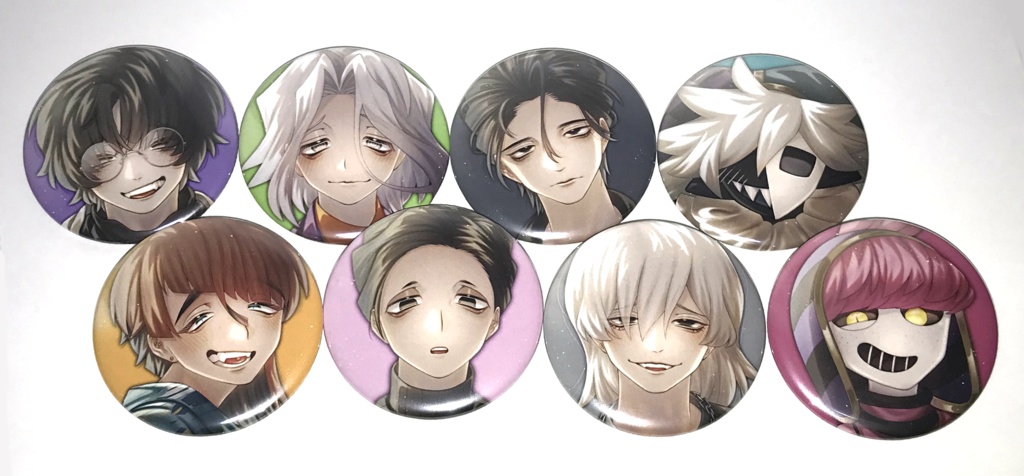 激重感情創作男子・樽間兄弟・トーク(ボヌ/ピィ)　缶バッチ　全8種