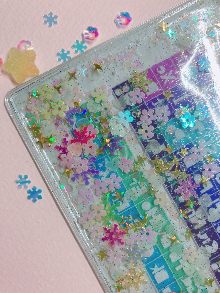 🌟グリッダー入り!🌟ゆめかわ🦄✨元素周期表スライダーポーチ♥️