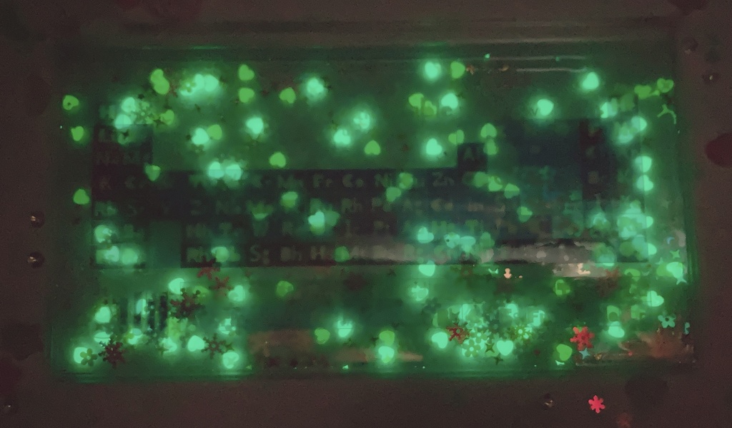 🌟グリッダー入り!🌟ゆめかわ🦄✨元素周期表スライダーポーチ♥️