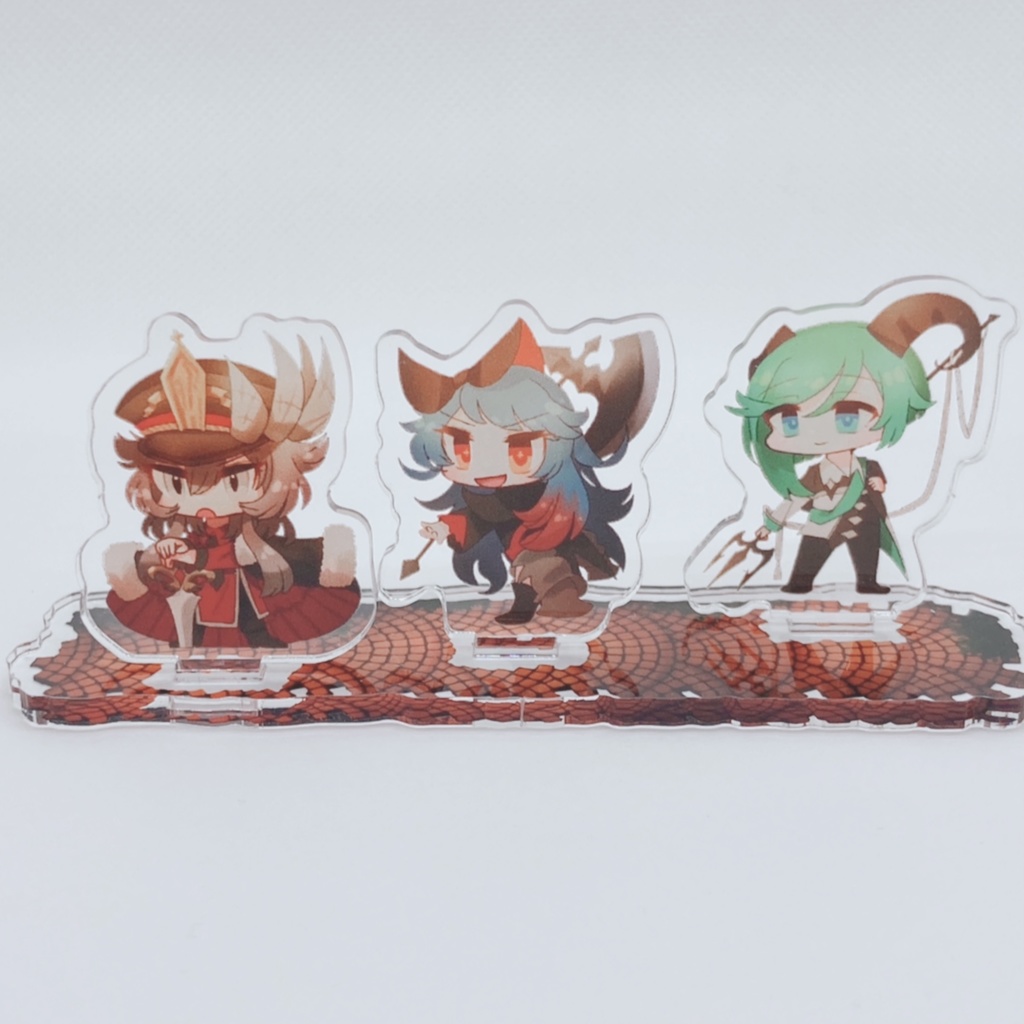 鉄鏃元素アクリルジオラマ