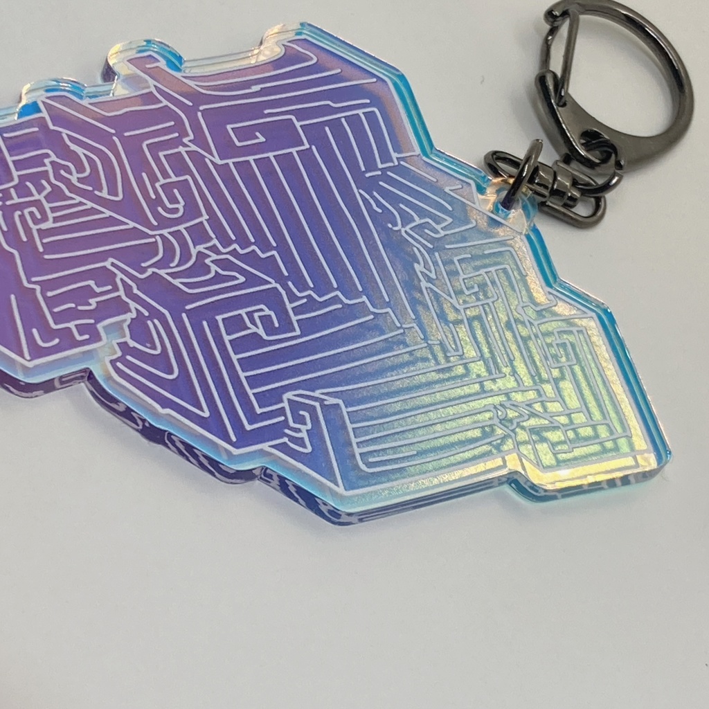 ビスマス骸晶オーロラキーホルダー