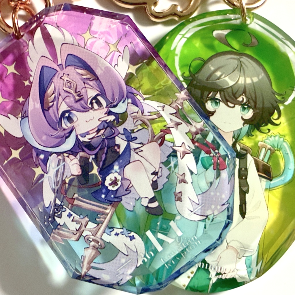 元素楽章 プリズムクリスタルキーホルダー