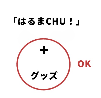 未成年者の方用・グッズ同時購入用 (はるまCHU!)