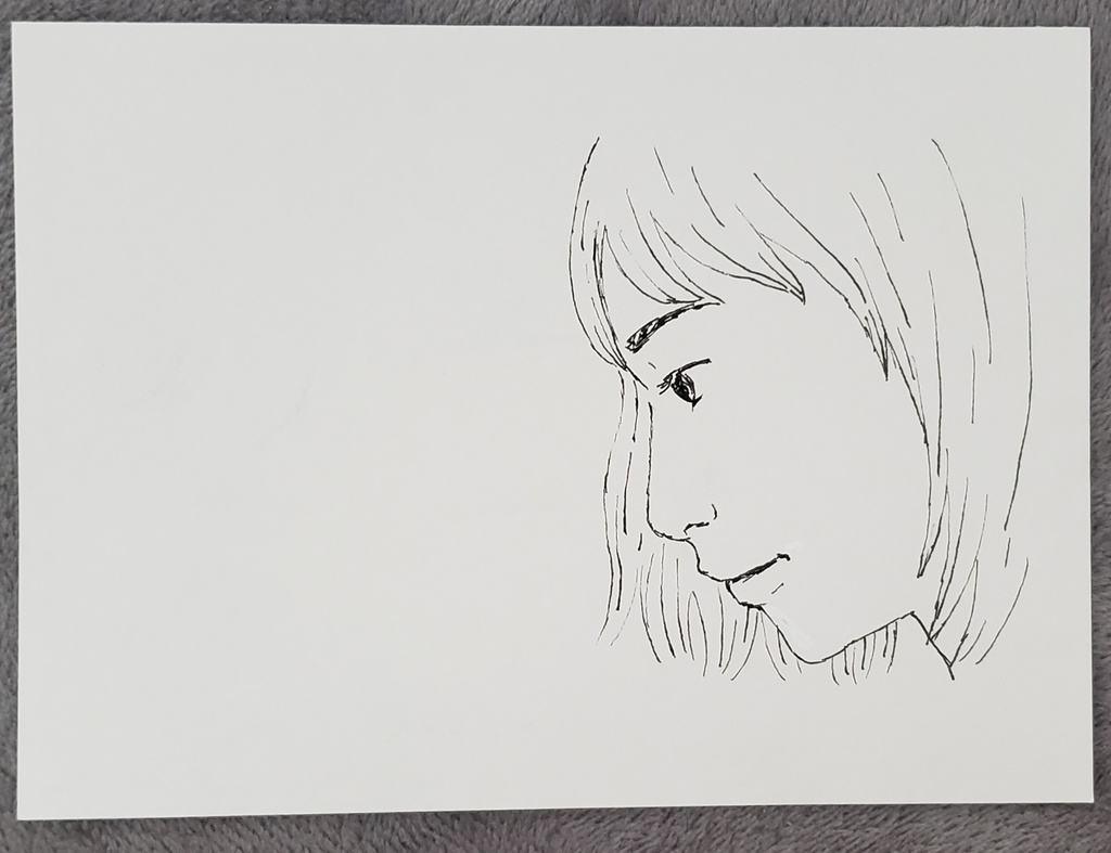 女の子横顔 Studiosisikaba Booth
