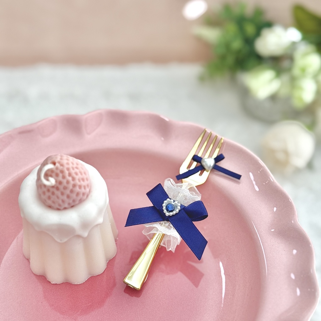 ♡ もぐもぐ フォーク ♡ ゴールド ネイビー 紺色 藍色 白レース ぬい服 アイテム 装飾 16cm 15cm 12cm 11cm 10cm ぬいぐるみ服 おすわり 帽子 ボンネット