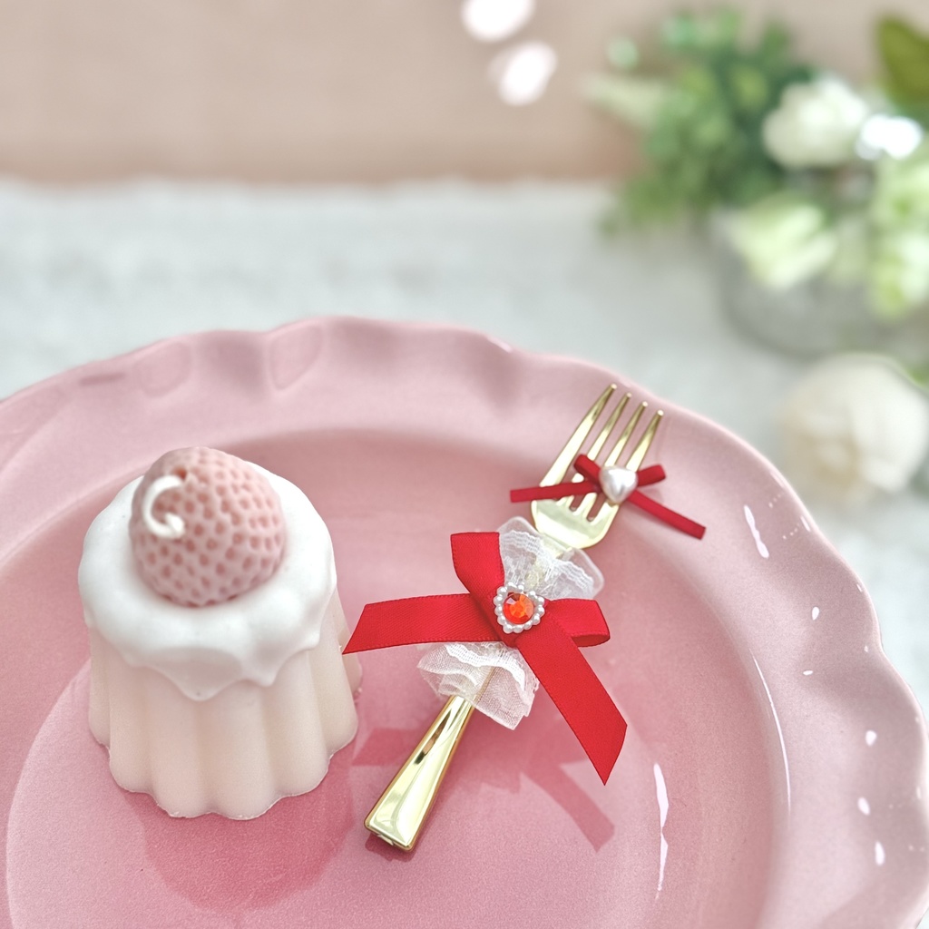 ♡ もぐもぐ フォーク ♡ ゴールド レッド 赤 白レース ぬい服 アイテム 装飾 16cm 15cm 12cm 11cm 10cm ぬいぐるみ服おすわり 帽子 ボンネット