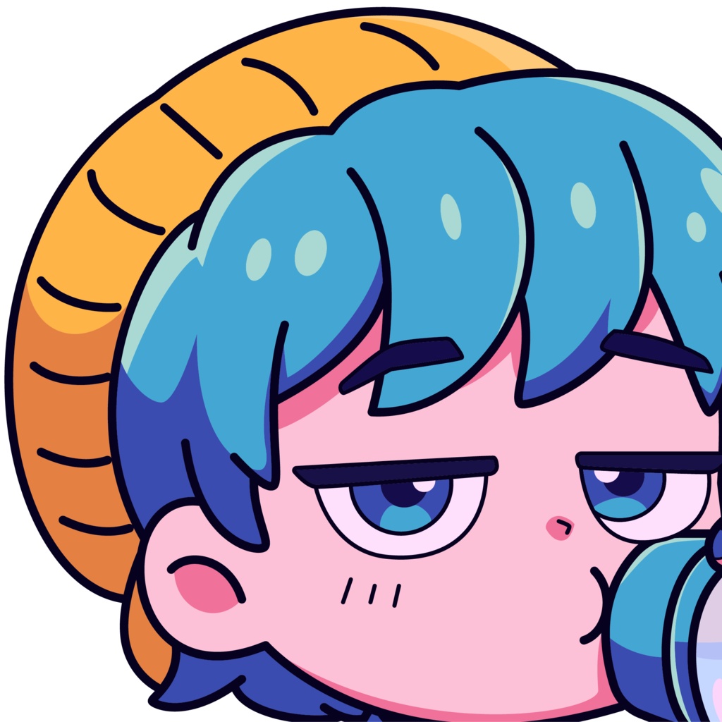 Fanart Sticker Bundle | Vector Art | Headshot Avatar Chibi Style