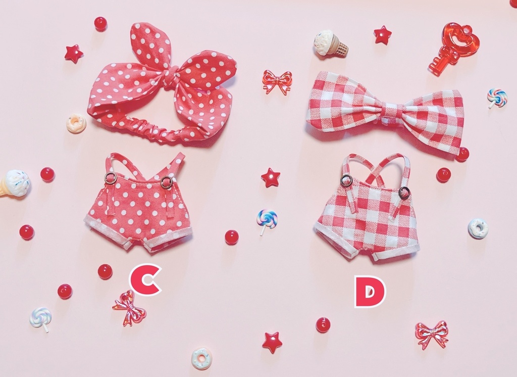 【送料込み】サロペ+2wayヘアバンドセット