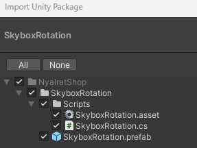 【ワールドギミック】背景を動かせる!SkyboxRotation