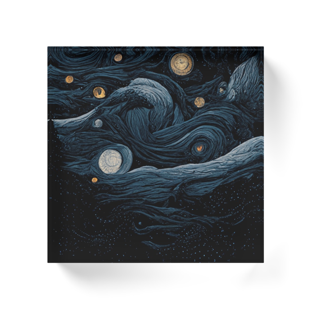 黒は白、濃い青は明るく