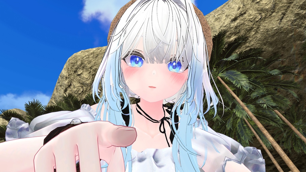 春夏秋冬アイテクスチャ「夏を想う」1【複数アバター対応】