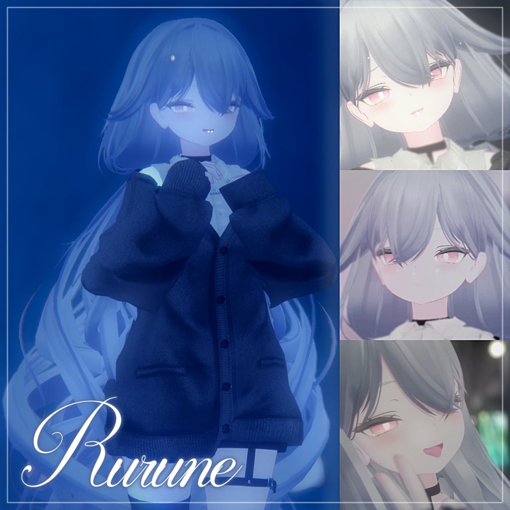 春夏秋冬アイテクスチャ「春を描く」【複数アバター対応】