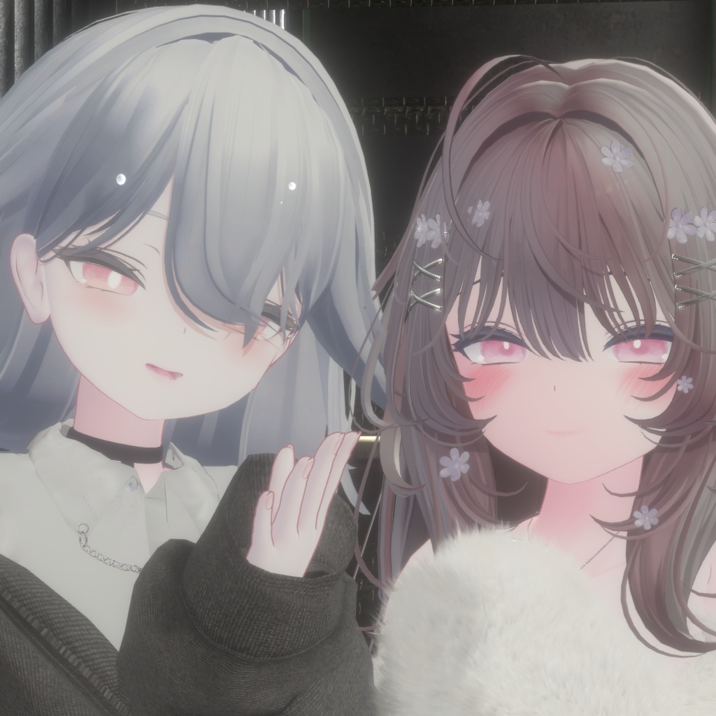 春夏秋冬アイテクスチャ「春を描く」【複数アバター対応】