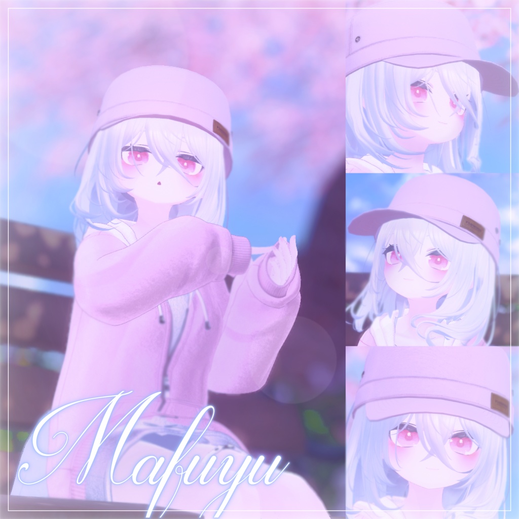 春夏秋冬アイテクスチャ「春を描く」【複数アバター対応】