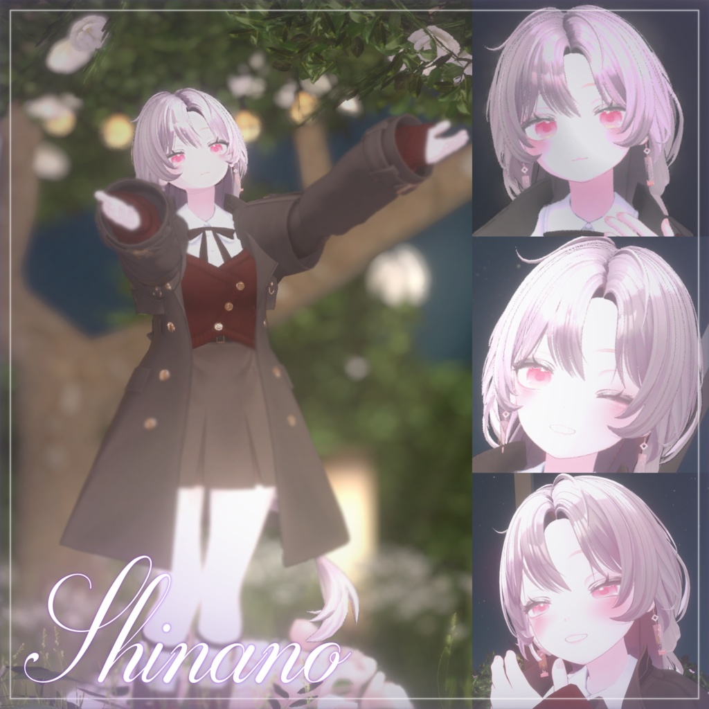 春夏秋冬アイテクスチャ「春を描く」【複数アバター対応】