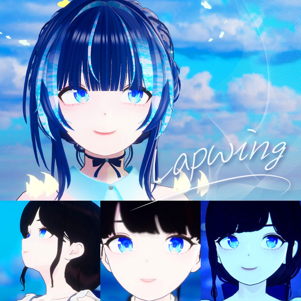 春夏秋冬アイテクスチャ「夏を想う」2【複数アバター対応】