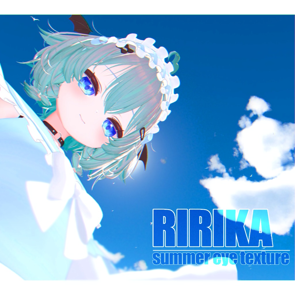 春夏秋冬アイテクスチャ「夏を想う」3【複数アバター対応】