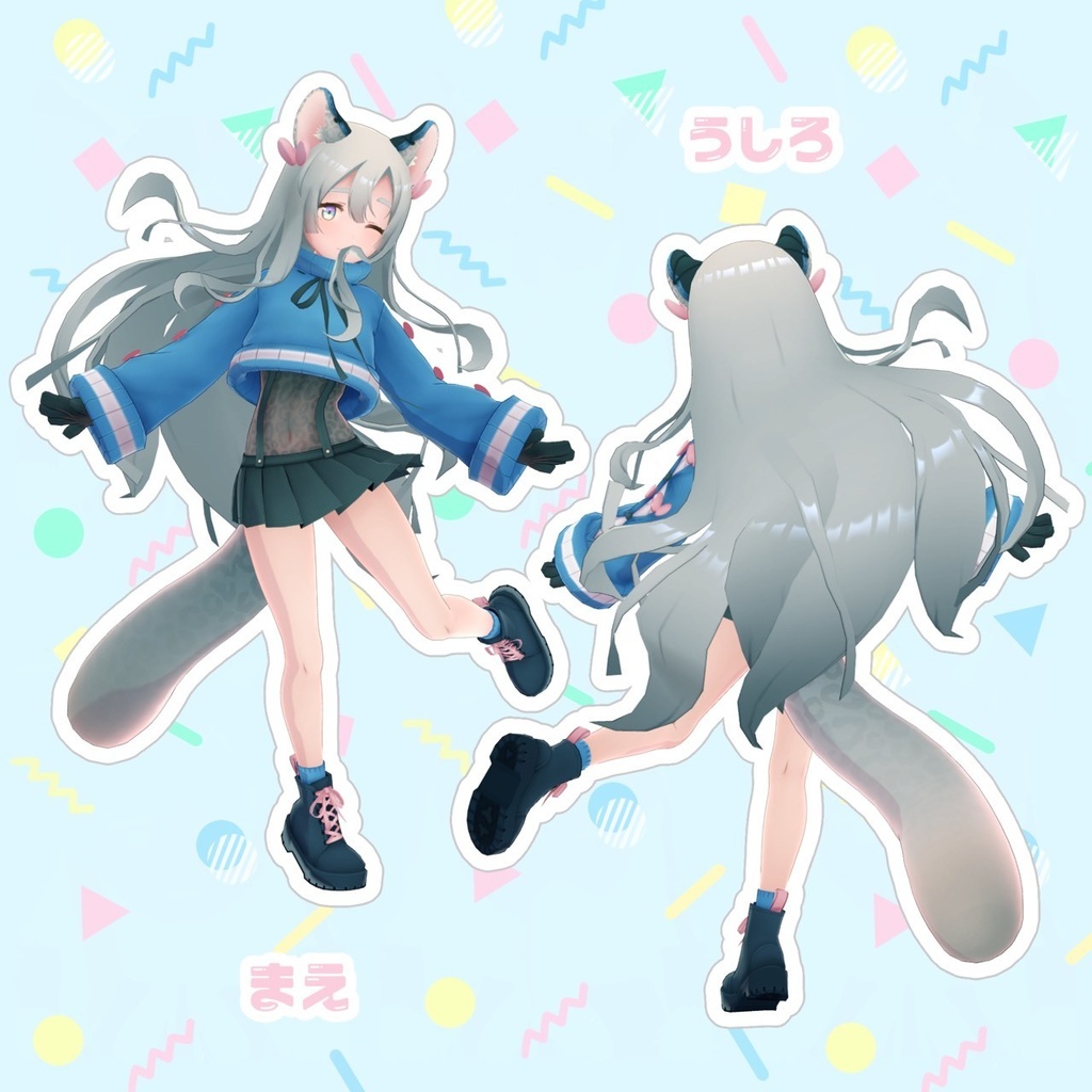 【オリジナル3Dモデル】ユキちゃん PB対応