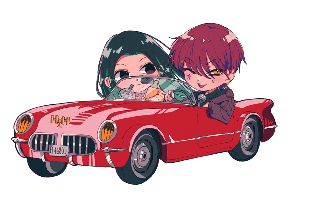 ヒソカ&イルミ アクリルキーホルダー