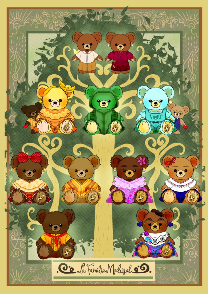 ユニベア風マドリガル クリアファイル