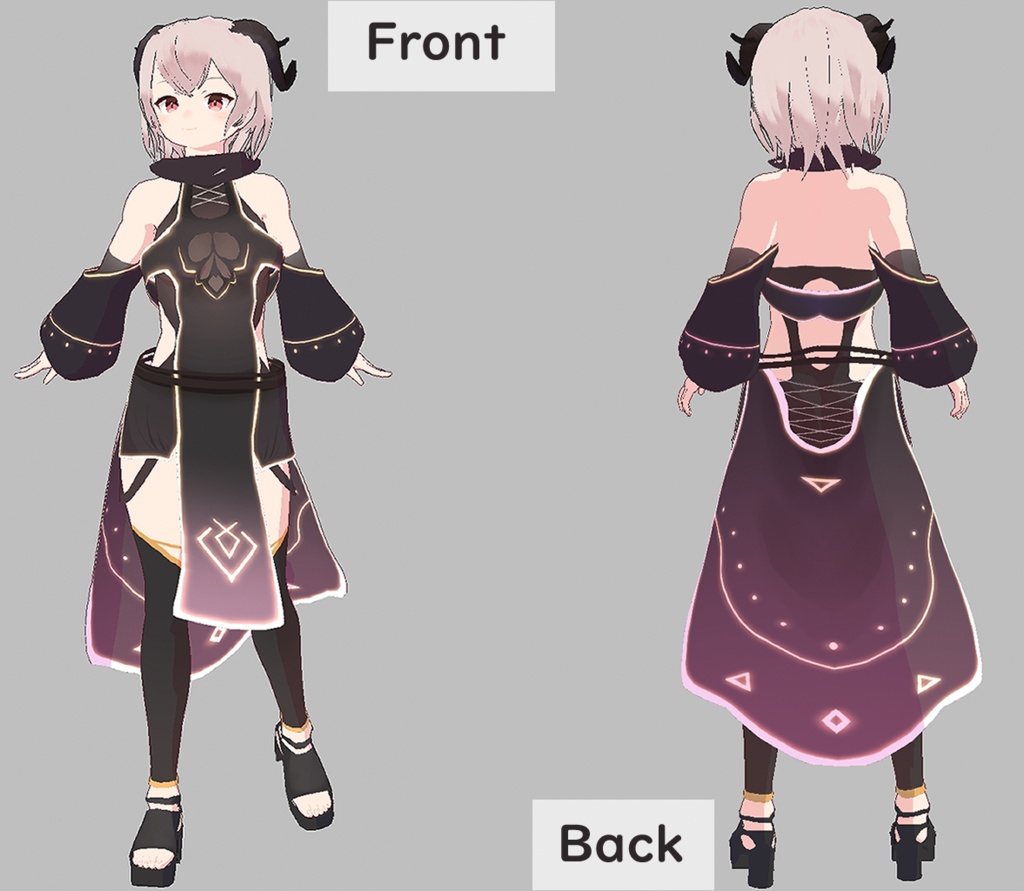 【無料版あり】VRoid向け衣装『砂漠の魔法使い』