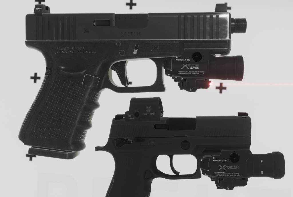 【VRChat向け】Weapon Light + Laser