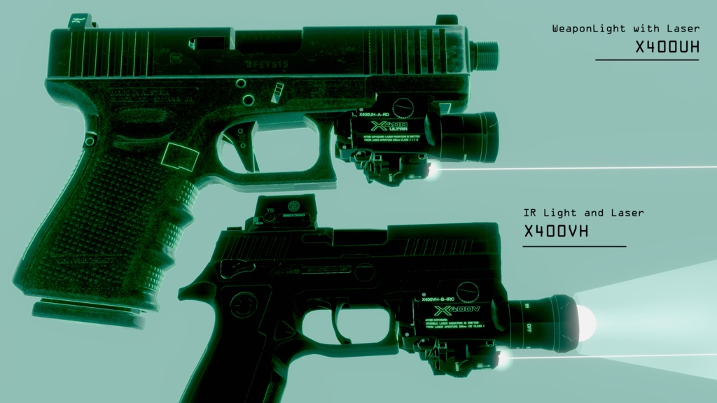 【VRChat向け】Weapon Light + Laser