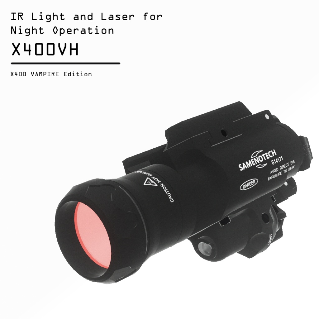 【VRChat向け】Weapon Light + Laser