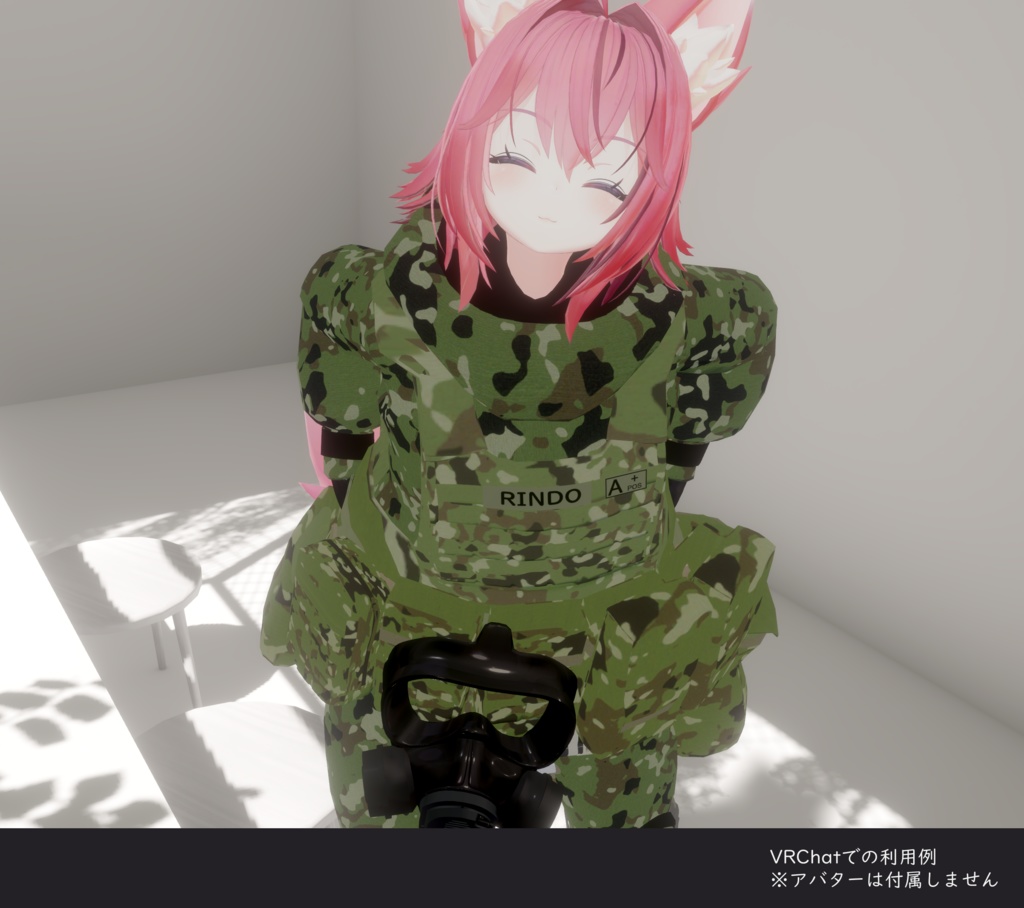 【3アバター対応】CBRNE防護装備一式(VRChat想定)