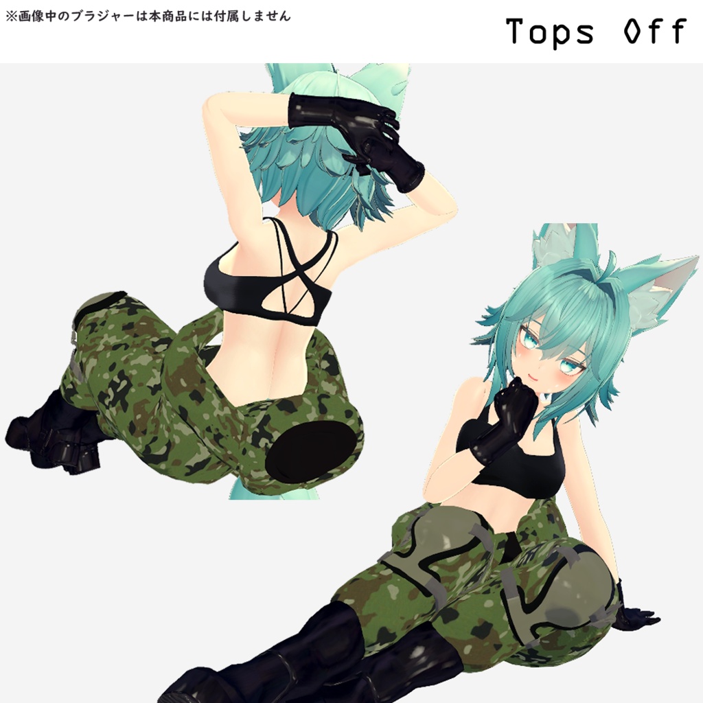 【3アバター対応】CBRNE防護装備一式(VRChat想定)