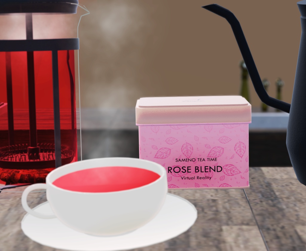 【VRChat】VRC Tea Time 紅茶セット(Worldギミック)