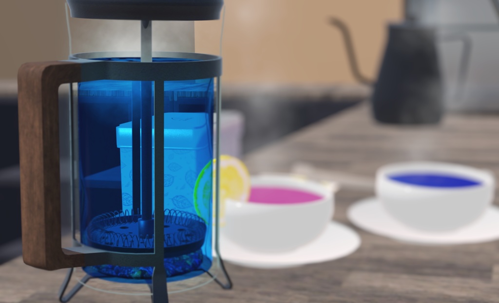 【VRChat】VRC Tea Time 紅茶セット(Worldギミック)