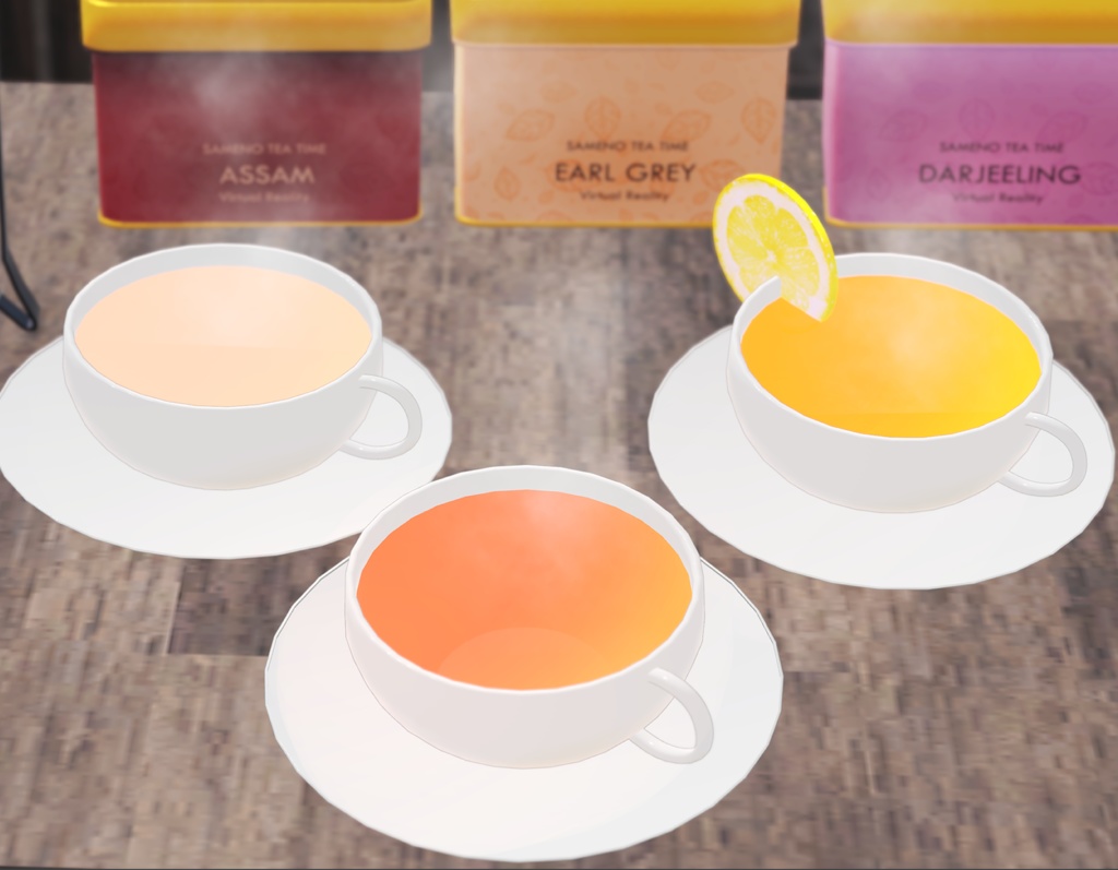 【VRChat】VRC Tea Time 紅茶セット(Worldギミック)