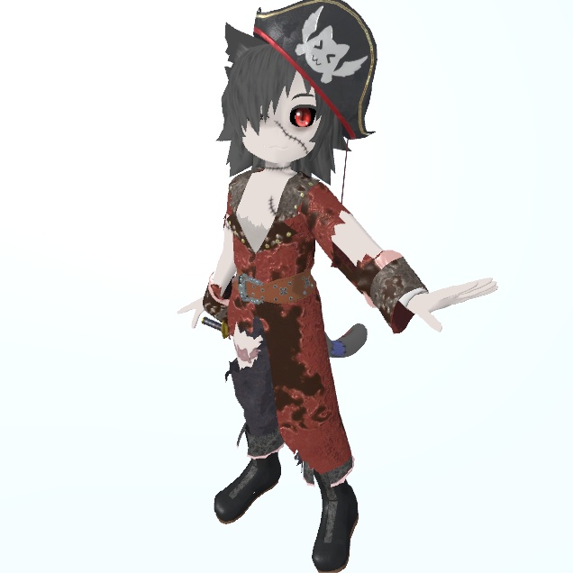 ぞんねこ(海賊服)