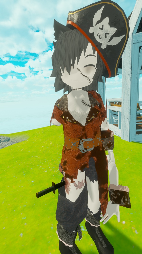 ぞんねこ(海賊服)