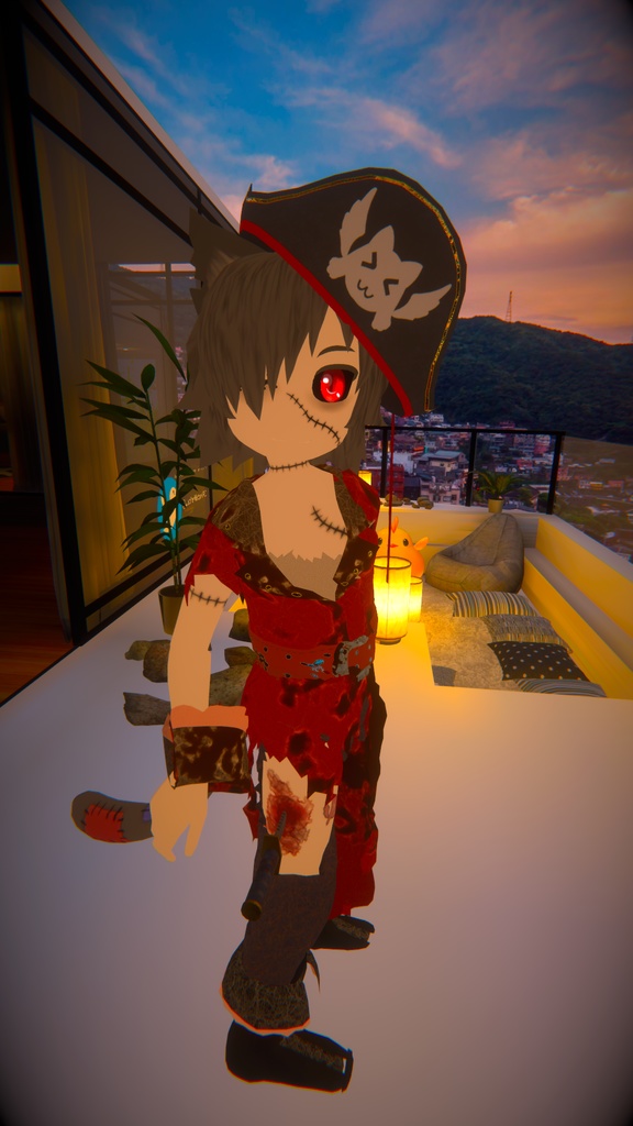 ぞんねこ(海賊服)