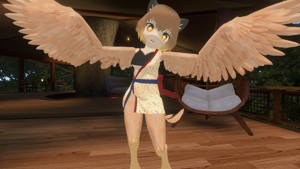 はぴねこ(和服)