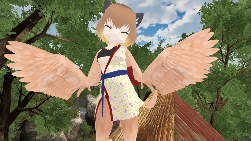 はぴねこ(和服)